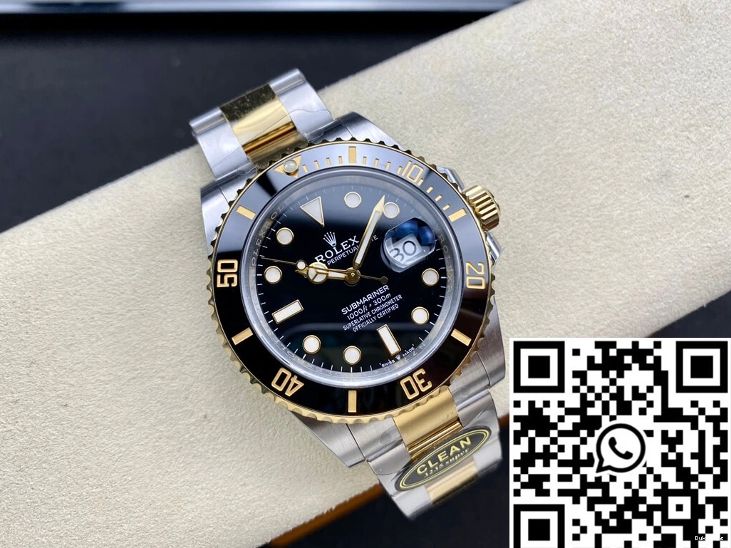41MM Gold Yellow Rolex Clean M126613LN-0002 Factory Submariner 0418